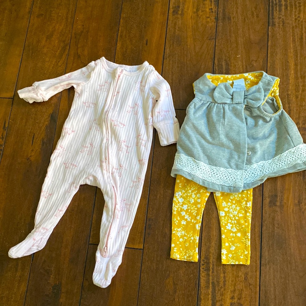 Baby girl multiple outfits